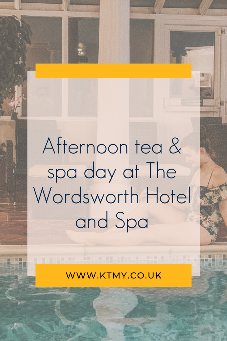 Pin for later : Afternoon tea & spa day at The Wordsworth Hotel and Spa