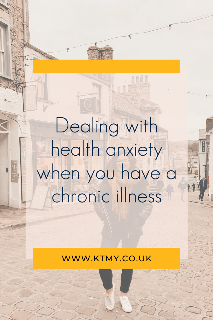Pin for later : Dealing with health anxiety when you have a chronic illness