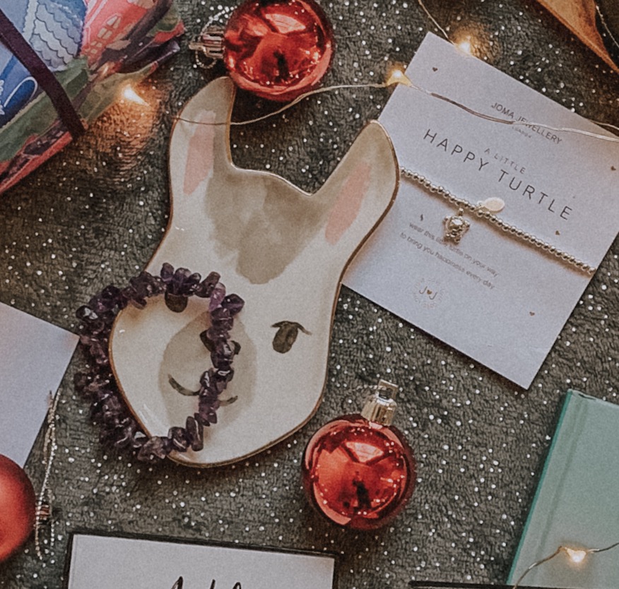 Amathest bracelet on lama pot jewellery dish | The Chronically Living Gift Guide