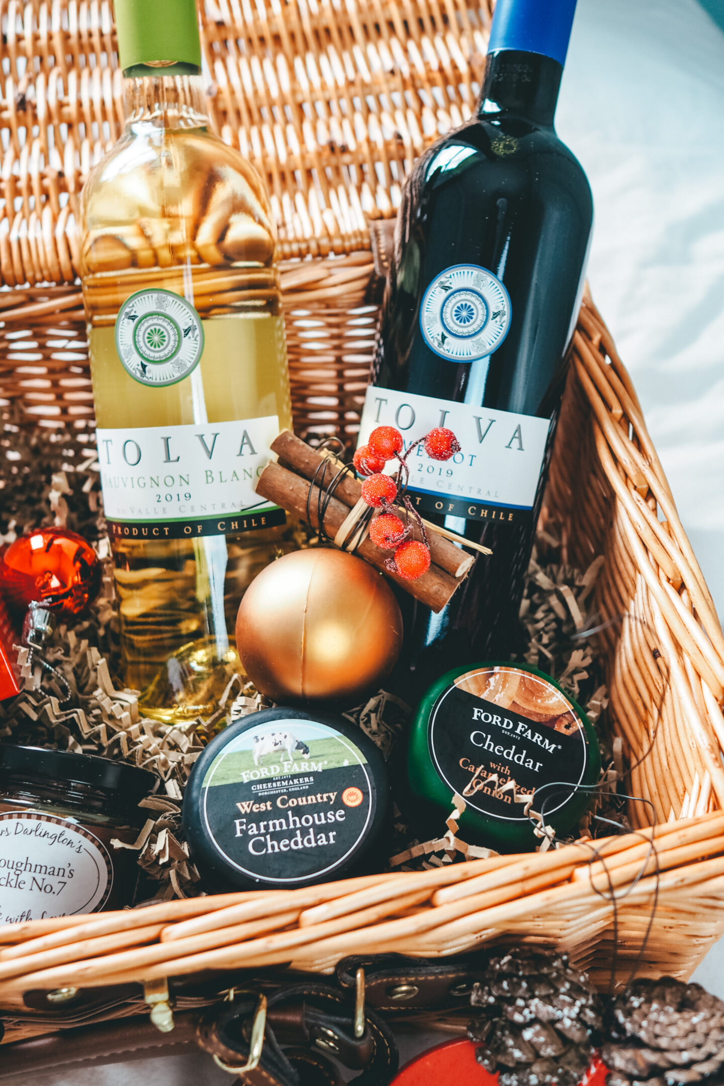 close up in the prestige christmas hamper